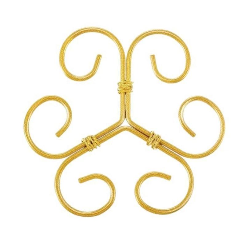 Rustproof Metal Flower Support Stake For Indoor Outdoor Climbing Vine Bouquets Decorative Garden Plant Structure 4 Pack