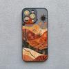 Mountain and Water Painting Phone Case For iPhone 11 12 Mini 13 Pro Max 17 16 Pro Max 14 15 Pro Max Plus Bumper Shockproof Cover