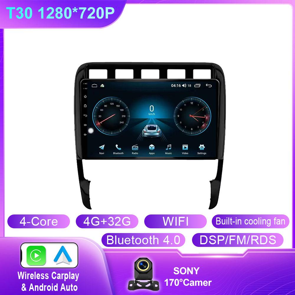 

Android 14 автомобильный радиоприемник автомобильный мультимедийный видеоплеер WIFI для Porsche Cayenne 957/955 2002 - 2010 головное устройство GPS автомагнитола Carplay BT