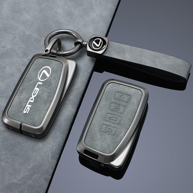 For Lexus NX IS RX ES GX LX LS UX GS 200 260 300 350 NX200 NX300 RX350 ES300 Zinc Alloy Leather Car Key Case Cover Accessories