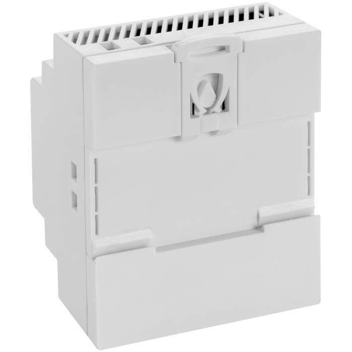 Alimentation din - poppstar - 12v dc 7,5a - 90w - blanc - rectangulaire