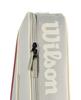 WILSON 2025 Team Tennis Racquet Bag Up To 3 - Oats/Red (Holds Racquets)