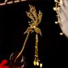 Ancient Style Tassel Hairpins Zinc Zinc Alloy Bridal Hair Ornament Phoenix Hairpin Set  Hanfu Accessories