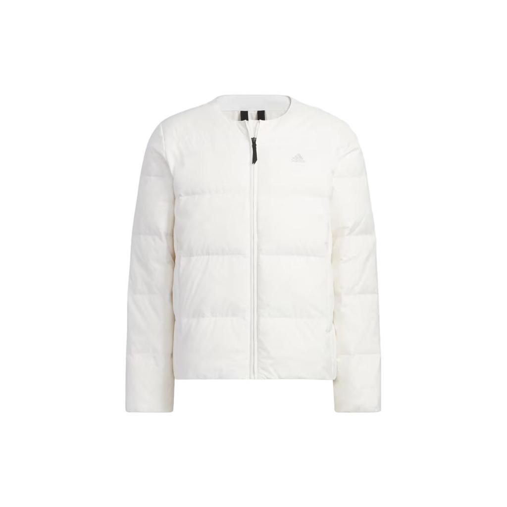 Adidas Down Jackets Men's White Stand Collar Moderate Other IT8749