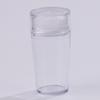 Nail Art Silicone Stamp & Scraper Set with Large Transparent Head – 2-Piece