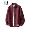 CHOCOOLATEit Men's American Style Cotton Long-Sleeve Shirt