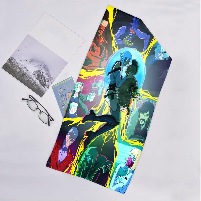 Cyberpunk Fashion Beach Towel: Ideal for Summer Adventures Soft, absorbent and quick drying suitable for swimming and bathing