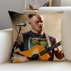 Country ZZach BryanS Cushion Cover Breathable and skinfriendly linen pillowcase square removable and washable cushion