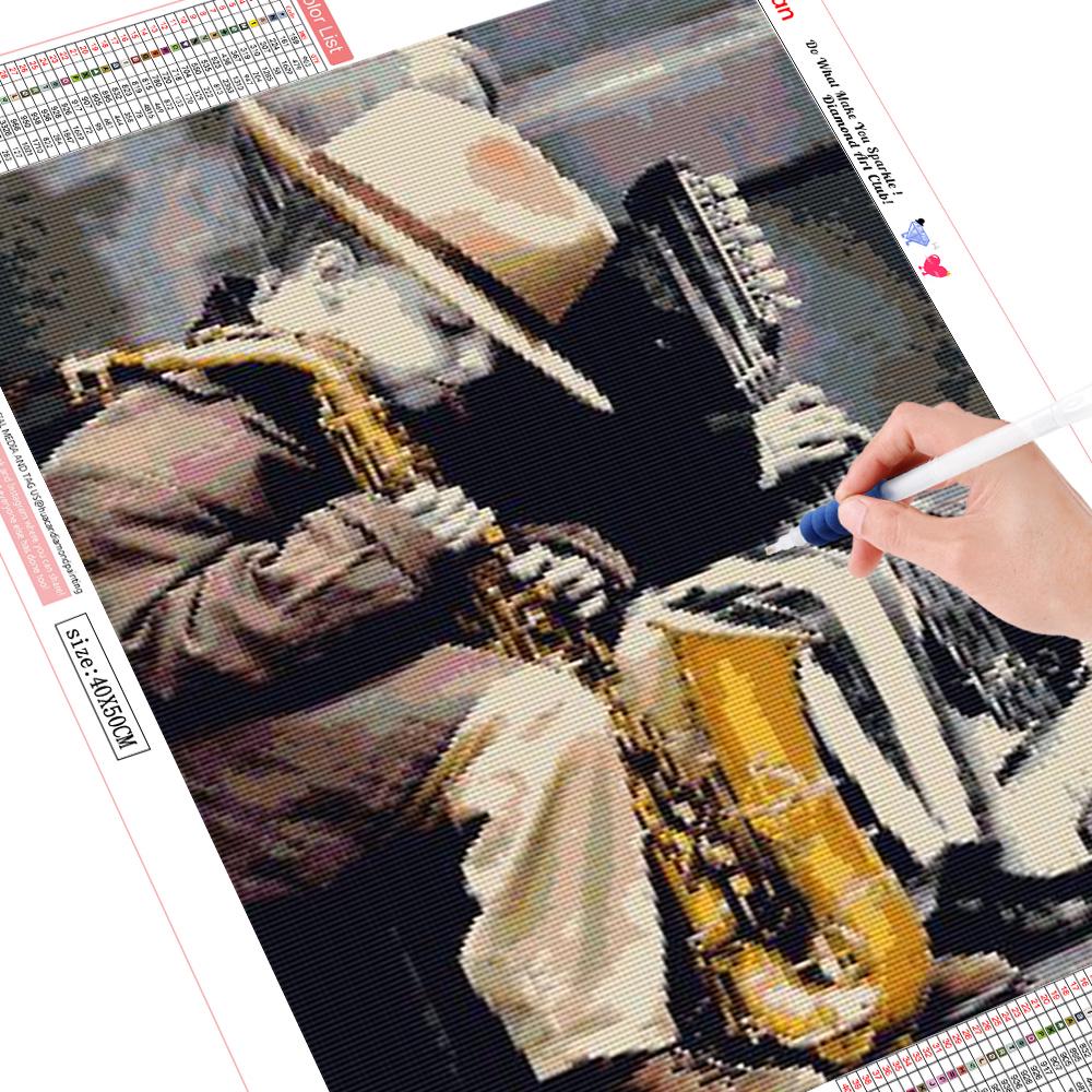 

HUACAN 3D Алмазная вышивка Картина Вышивка крестиком Круглый горный хрусталь Картина Маленький мальчик Full square 30*40 cm