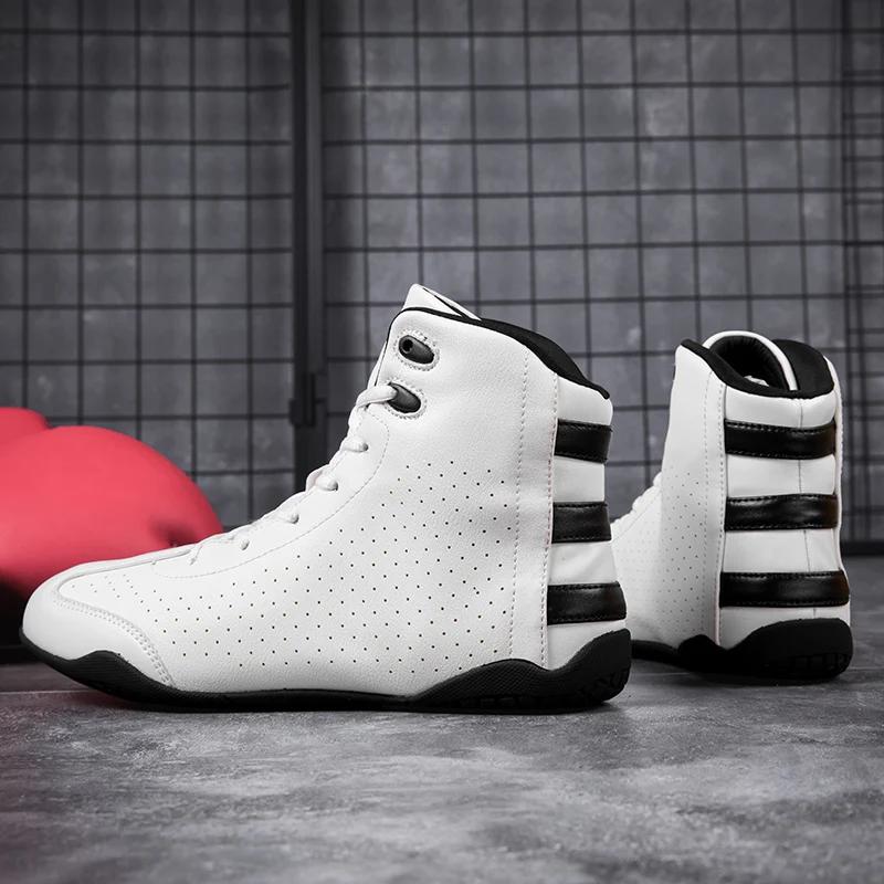 New Boxing Shoes Men Women Big Size 36-46 Luxury Boxing Sneakers Wrestling Footwears Quality Wrestling Shoes