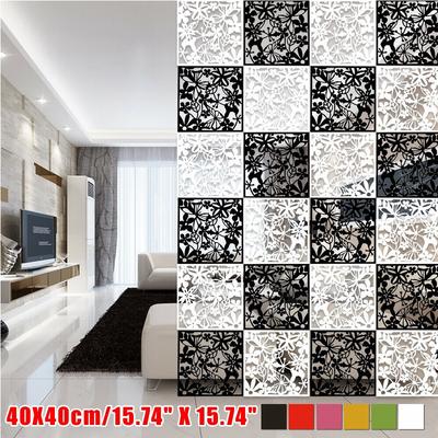 Home Fashion Decoration 4/8 Pcs Butterfly Bird Flower Hanging Screen Partition Board Room Curtain