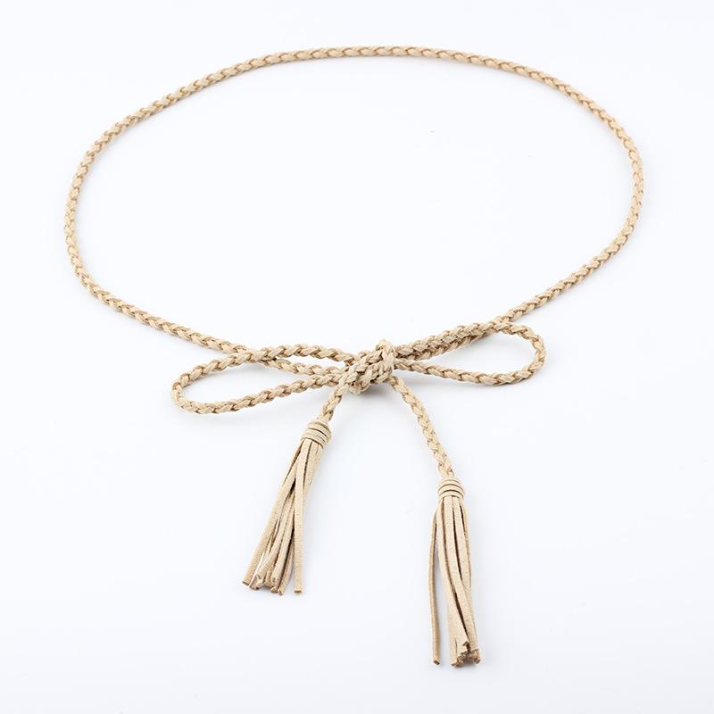 Yingfina Antique Fringed Hanfu Horse Dress Accessories Belt Decoration Super Long Velvet Thin Waist Chain Thin Belt