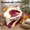 Brisbane Broncos Coperta Plaid Personalizzata Stampa il Tuo Nome Testo Morbida Calda Coperta Regalo di Festa
