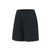 Li Ning X Jackie Chan Collaboration Kung Fu Series Solid Color Mid Waist Straight Loose Shorts Men Shorts Charcoal-Black AKST025-1