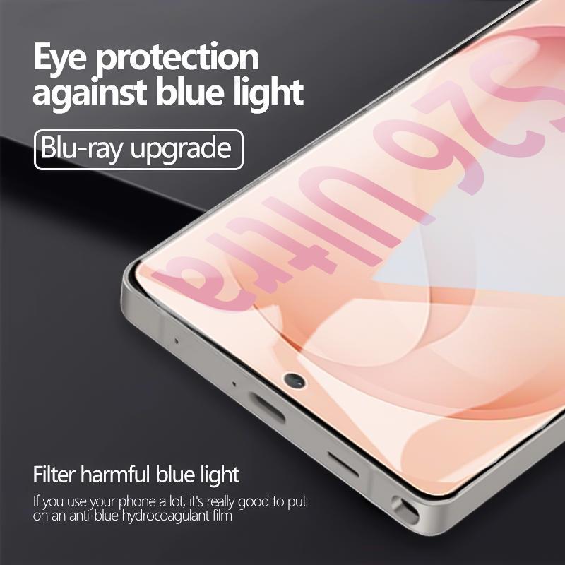 4PCS Hydrogel Film for Samsung S26 Ultra S24 Plus S23 FE  Full Cover Screen Protector Soft Film