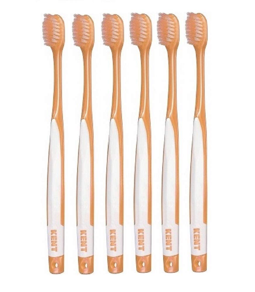 

из KENT Triplex нейлоновая зубная щетка Regular KNT9211 Pearl Orange [набор 6]