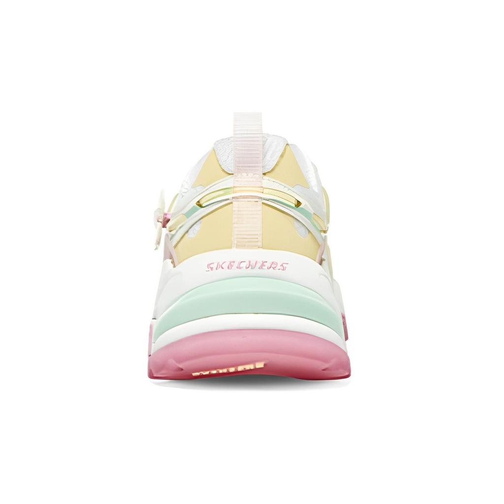 Skechers Stamina V2 Peach Blossom Shoes Fabric Synthetic Leather Comfortable Versatile Height Increasing Low Top Dad Shoes Women Sneaker 896116-WMLT