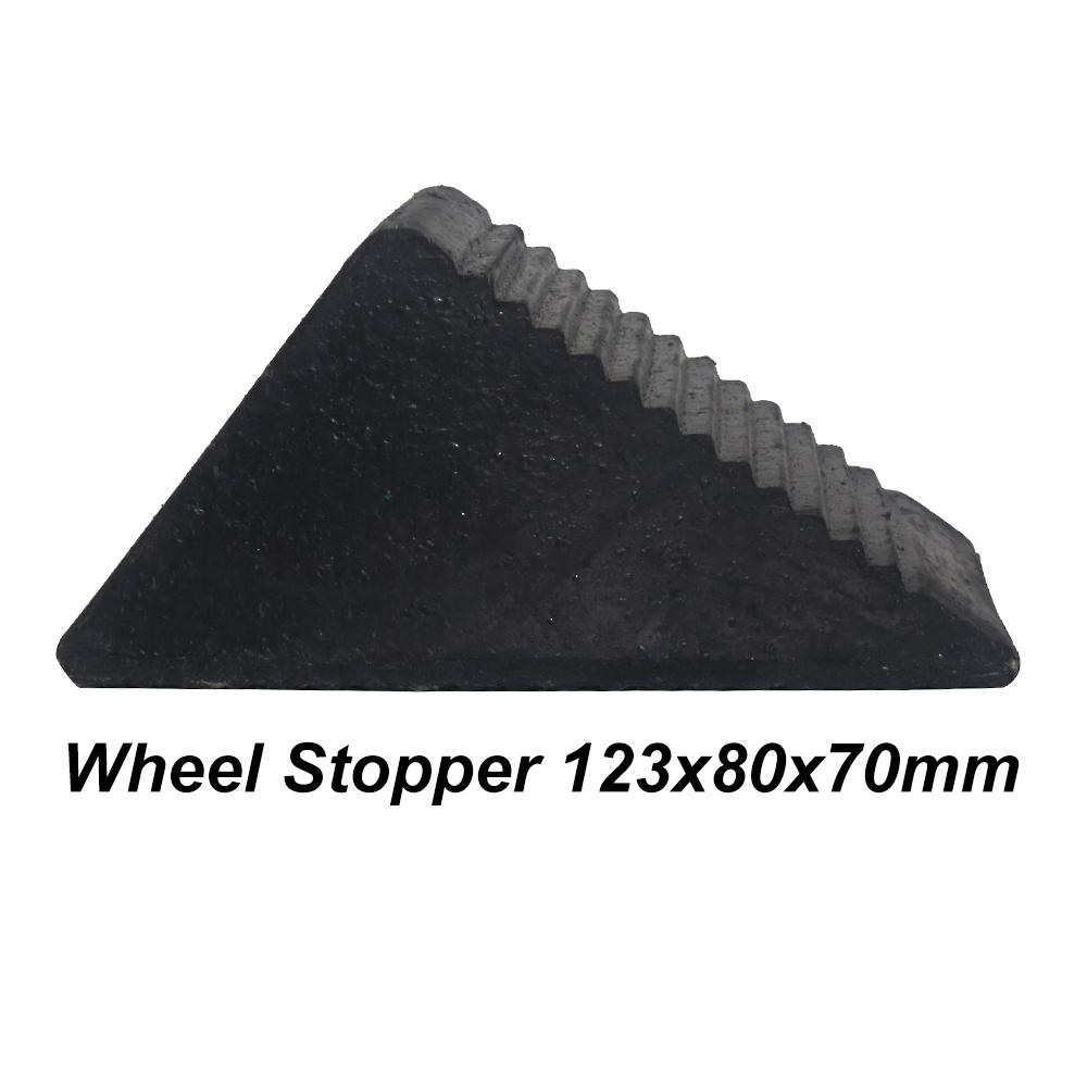 1 Pcs Car wheel stopper Slope parking anti slip gear Rubber wheel stopper Tire accessories Car repair RV wheel alignment pad Wheel Stopper
