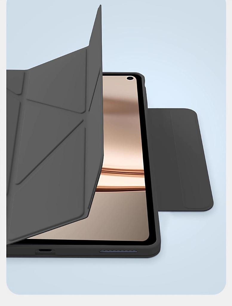 OPPO Pad 6 12.1-Inch Tablet Protective Case, 3+Y Fold, Magnetic Suction, Anti-drop, with Buckle Flip Cover