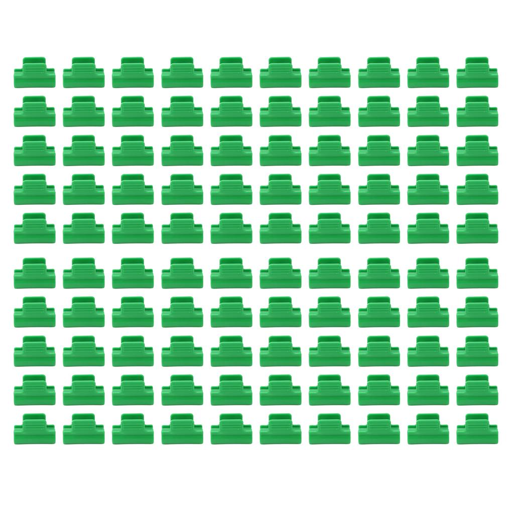 100 PCS Garden Shed Clamps Plastic Stable Versatile Film Shading Net Clips for Greenhouse 16mm 0.63in