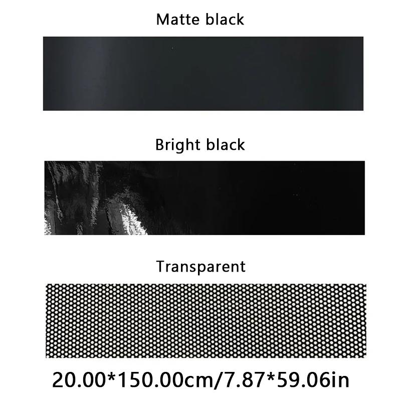 SEAMETAL Car Front Windshield Transparent Stickers Front Rear Gear Decorative Sunshade Decals Stickers Car Decorative Stickers