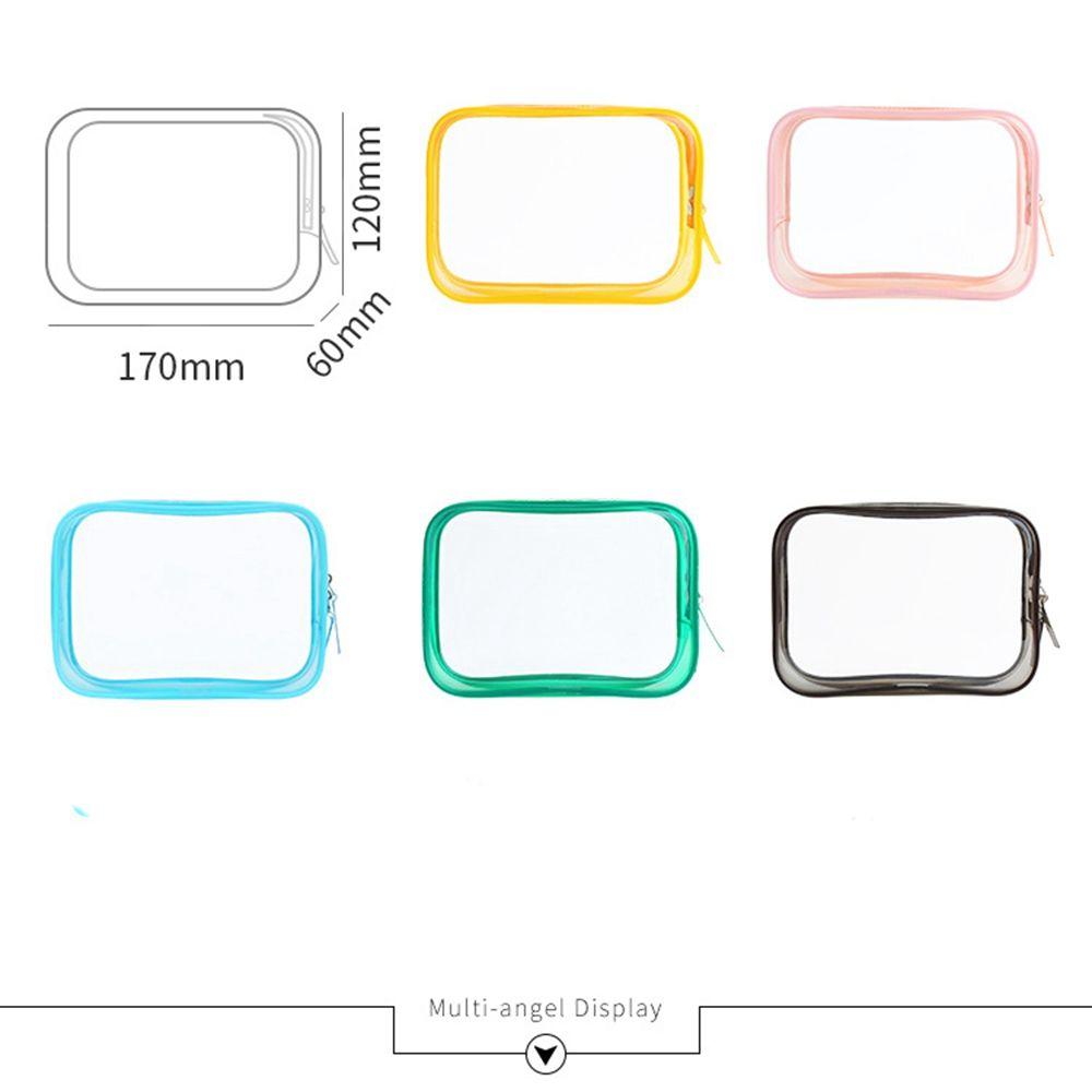 Capacity Wash Pouch PVC Cosmetic Cases Transparent Cosmetic Bag Storage Toiletry Bag Makeup Bags