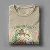 Lustiges Capybara T-Shirt für Männer Niedliches Tier Cool 100% Baumwoll-Tees Rundhals Kurzarm T-Shirt Übergrößen-Tops