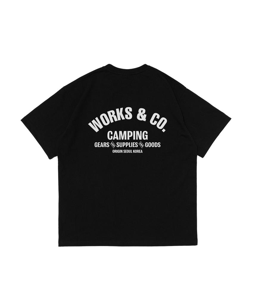 Wogseuaenko Signature Logo Short Sleeve T-Shirt (Black)