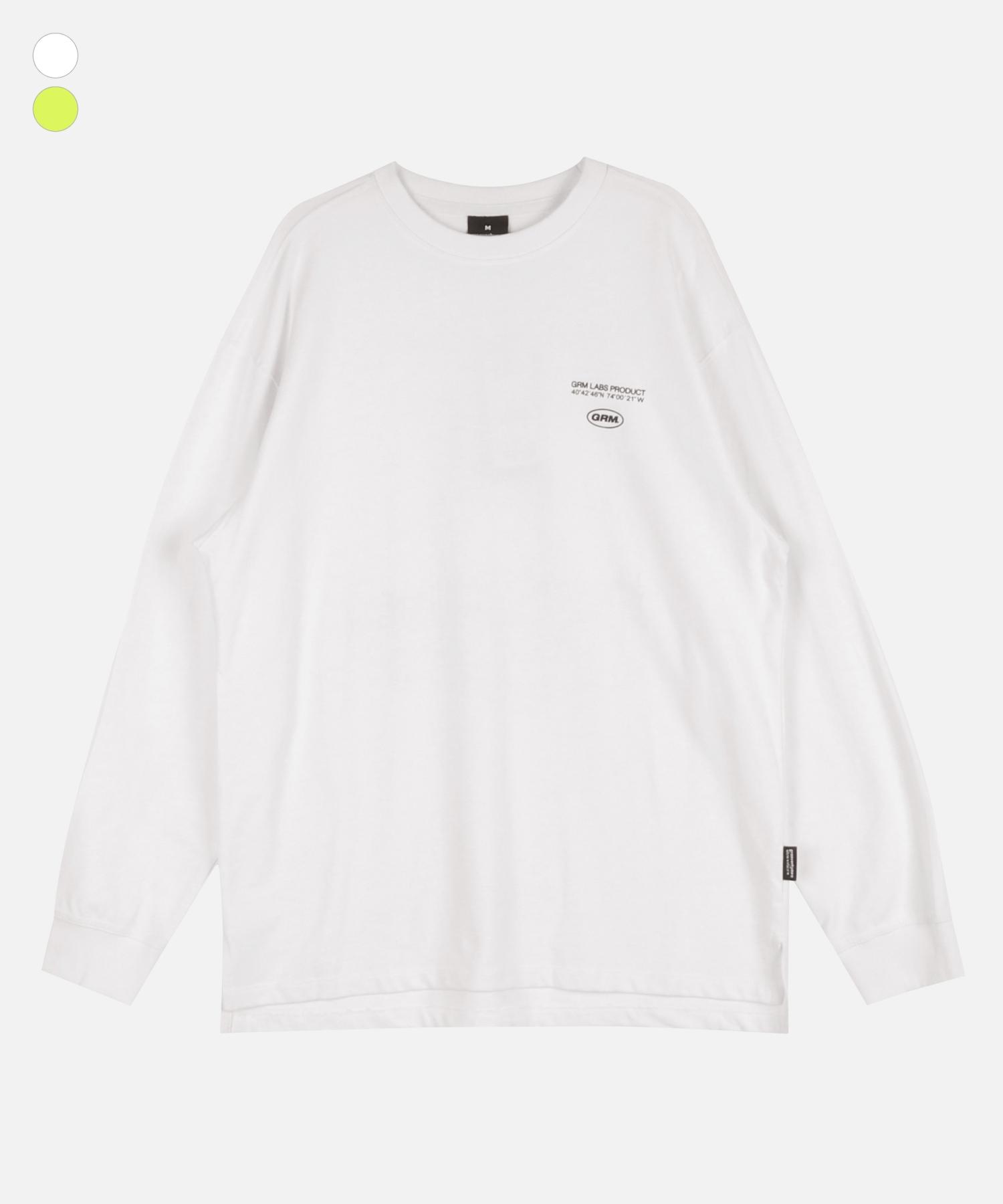 Groove Lime Location Logo Long Sleeve T-Shirt (Frosctr112M) Lime/M/Free