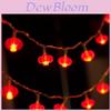 Led Lucky Character String Lights Home Decor For Festive Holiday Celebration