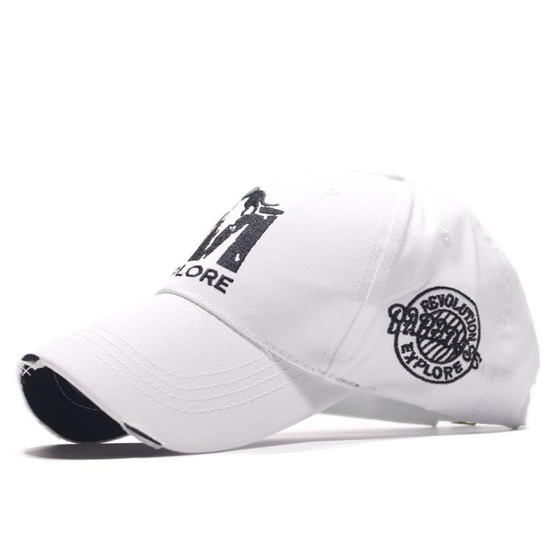 Spring and summer new M wolf baseball cap/Wolf-M Lee Minyu hat/embroidered wolf hip-hop hat