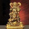 Feng Shui Copper Zhao Gongming People Ornament Home Living Room Decorations Statue