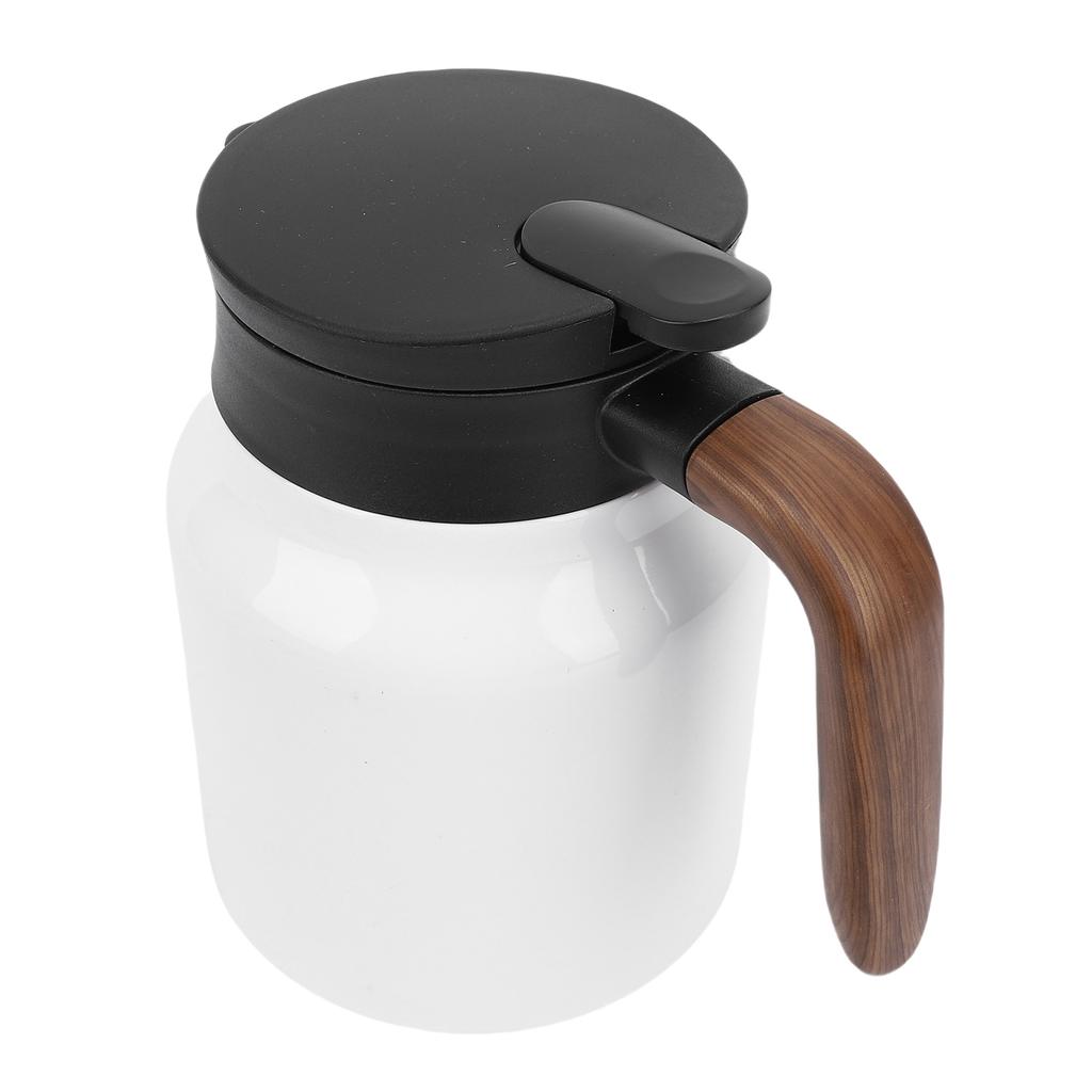 1000ml Vakuumisolerad Tekanna med Filter 1000ml Rostfritt Stål Isolerad Termisk Kaffekanna