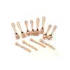 12Pcs/set Vintage 1:12 Dollhouse Miniatures Tableware Mini Cutlery Knife Fork Spoon Childrens Toy For Doll House Decor