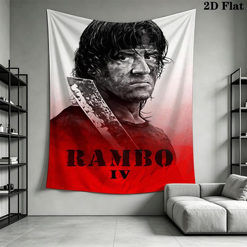 Rambo First Blood Part Ii Threepiece Set 1 Duvet Cover 2 Pillowcase Without Core Duvet Cover And Pillowcase Bedding Set Soft And Comfortable