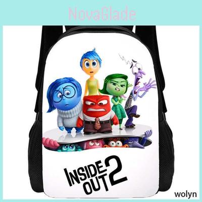 Inside Out 2 Anime Rugzak voor School en Reizen met Opbergvakken