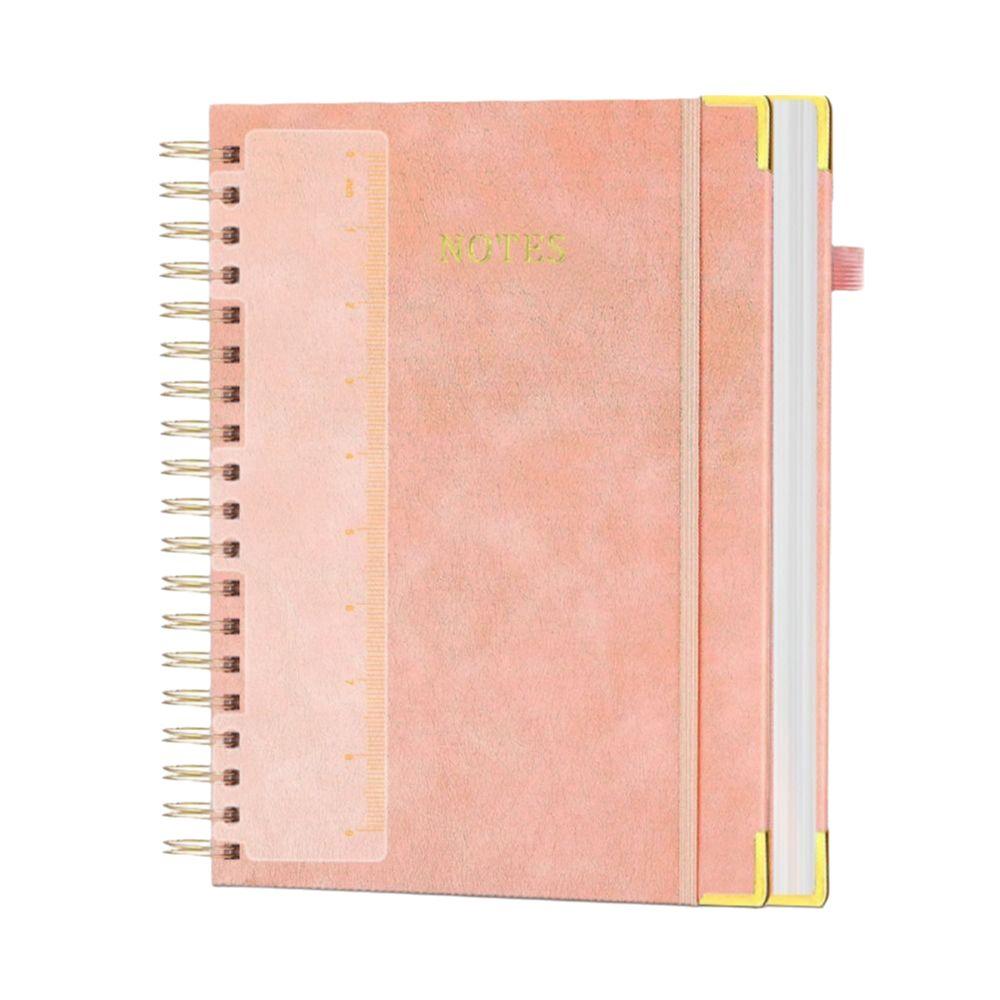 300 Pages Business Notebook Thick Paper Paper Journal Portable Twin Coil Binding  Office Use