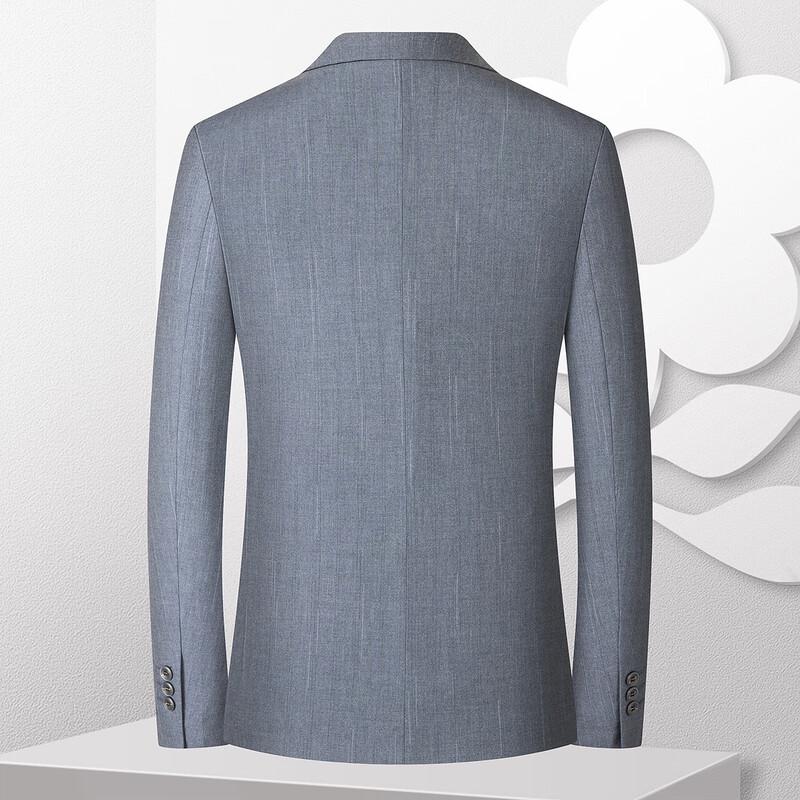 MONTAGUT Men's Business Casual Dark Pattern Suit Jacket