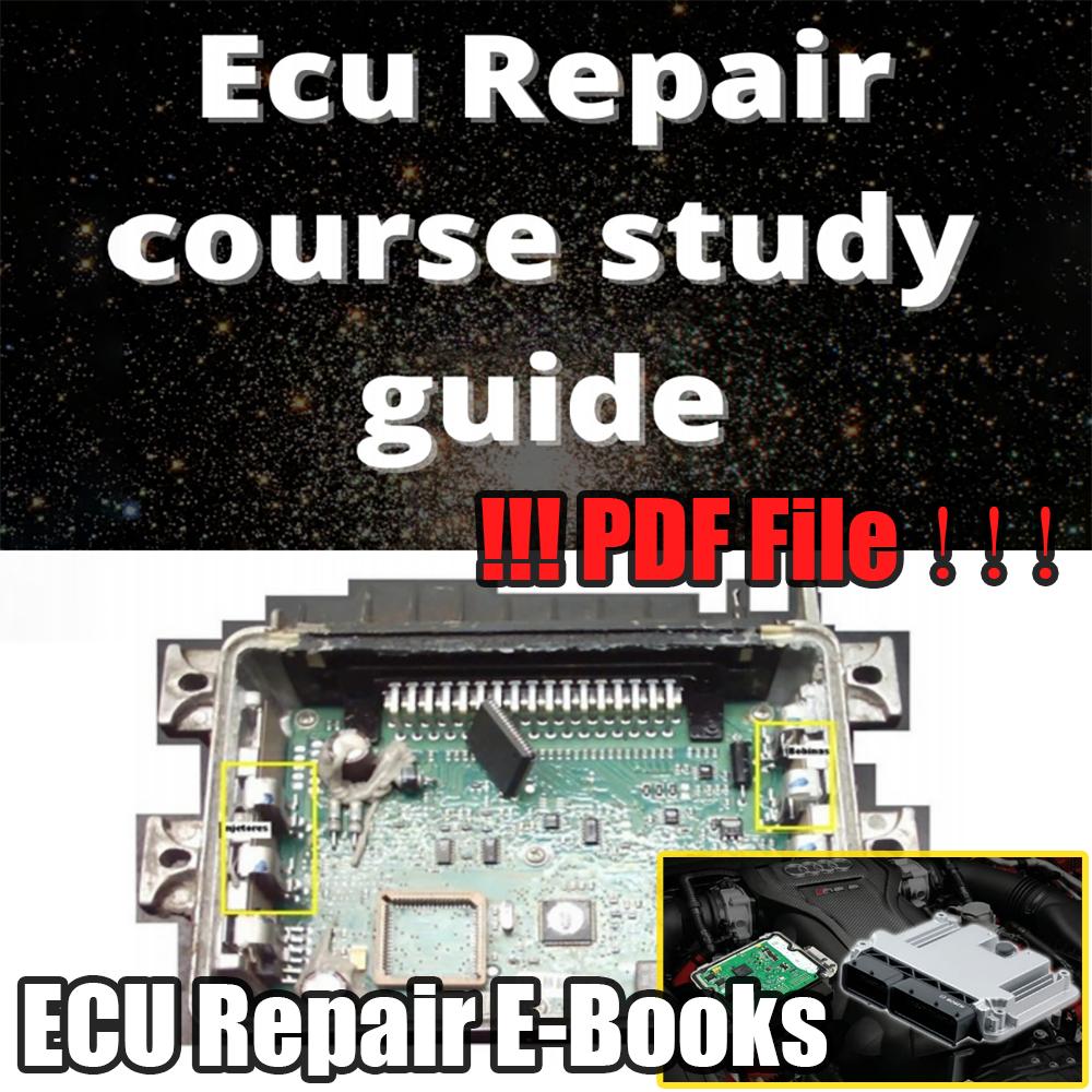 5 st ECU-reparation E-böcker Fullständig studieguide PDF-fil ECU-moduler Omprogrammeringskurs för verkstad Bil Lastbil Diagnostiskt hjälpmedel