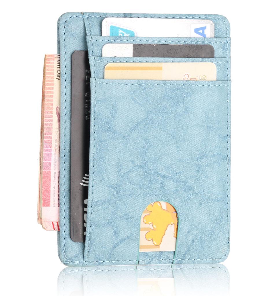 New Men's Leather Wallet Thin Credit Card Holder ID Case Purse Bag