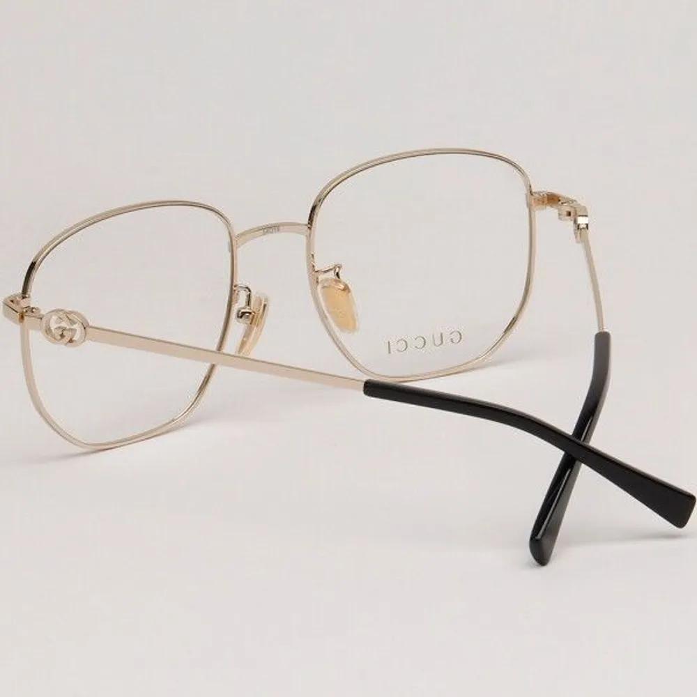 [Gucci] Eyeglass Frames GG2146OA 001 Fashion Gold Frames Men Women
