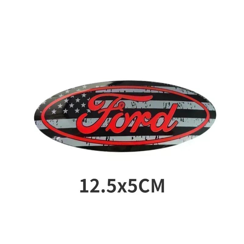 TQ011Auto Styling 3D ABS Car Body Front Hood Bonnet Rear Trunk Decor Sticker Badges For Ford Focus Mk2 Ranger Party Mondeo Mk4 Fiesta