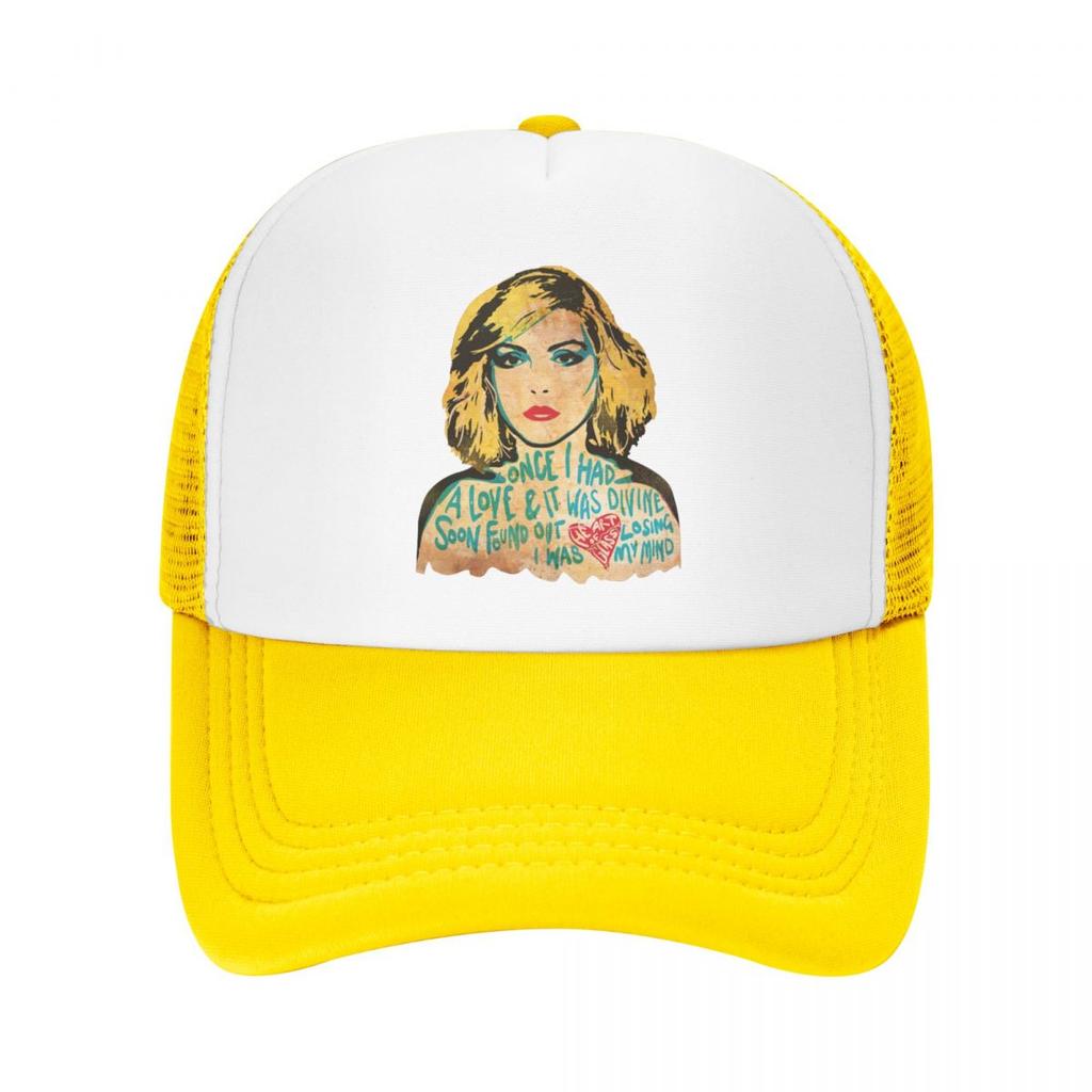 Debbie Harry Fun Baseball Caps Mesh Hats Adjustable Outdoor Unisex Women Caps
