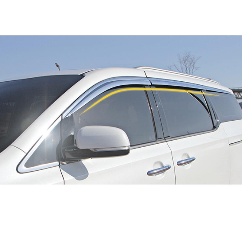 FIT FOR Kia Carnival Grand Carnival Sedona 2015-2020 ABS chrome waterproof Door Window Visor Vent Shades Sun Rain Guard