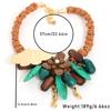 Statement Beads Necklace Butterfly Design for Woman Girl Wedding Party Jewelry
