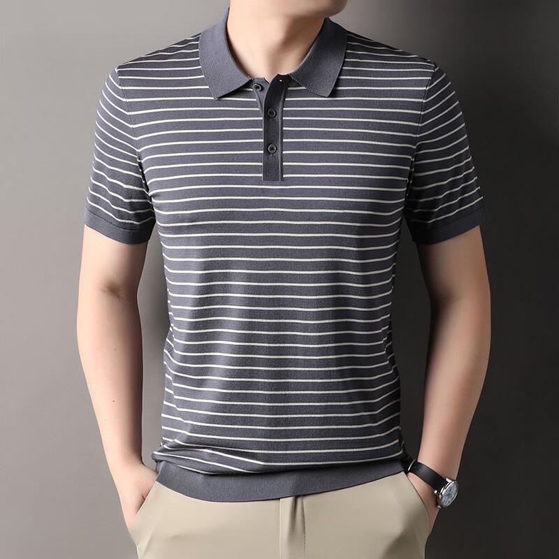 IMAGINEX Men s Short Sleeve Business Knit Polo Shirt L
