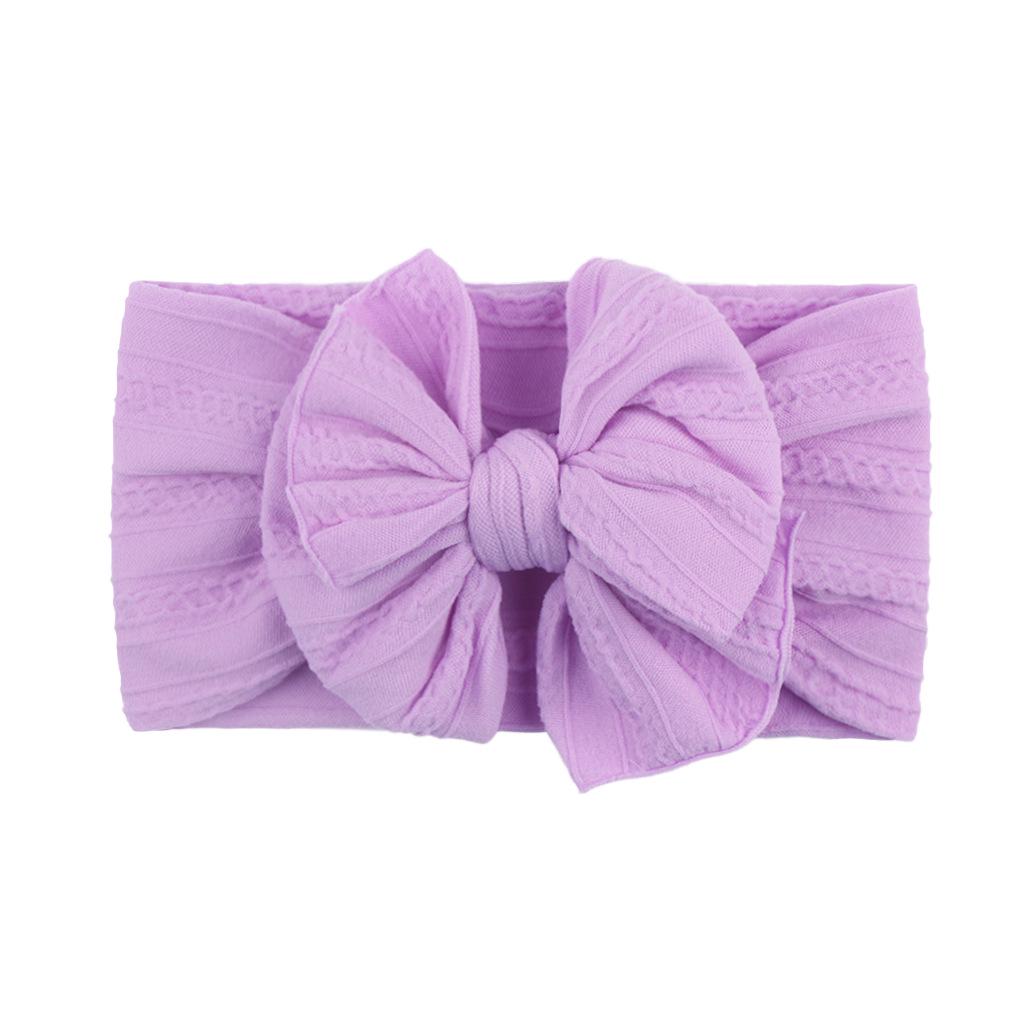 2022 Soft Nylon Jacquard Baby Headband - Elastic & Stylish Children's Hair Accessory