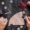 Leather Sewing Awl Kits with Screwdriver Leather Sewing Tool Set Curved and Tapered Needle Leather Sewing Accessories
