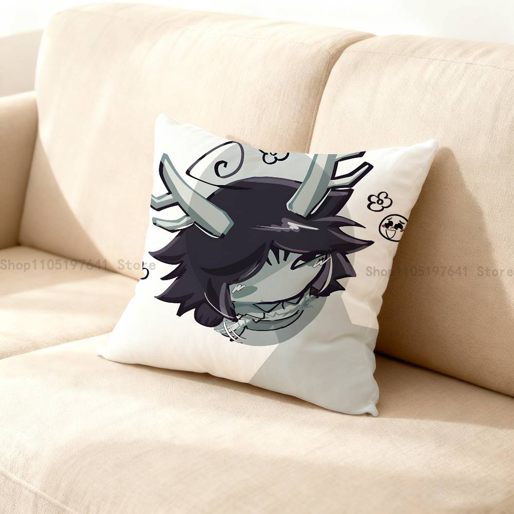 F-Fundamental Paper E-Education Anime Celebrity Merchandise All-Match Printed Pillow Case Sofa Office Room Decoration Protector