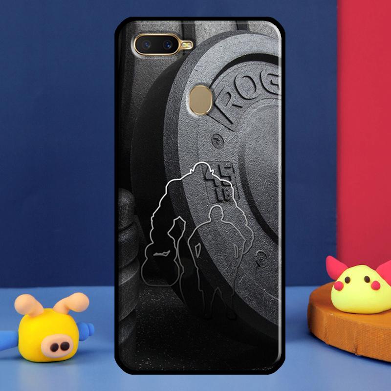 Bodybuilding Gym Fitness Case For Oppo A98 A78 A58 A15 A16 A17 A5 A9 A91 A52 A72 A76 A96 A74 A94 A54 S A57 A77 Cover